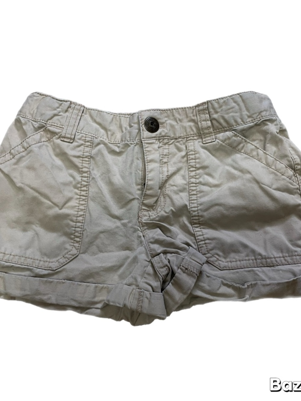 Girls Sz 8 Adjustable Waist Khaki Shorts By Crazy 8